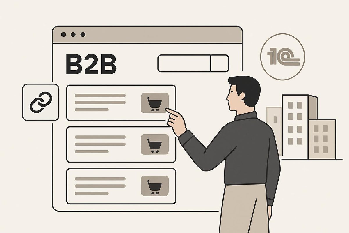 Единый B2B‑портал заказов для нескольких юрлиц на базе 1С и Order2B