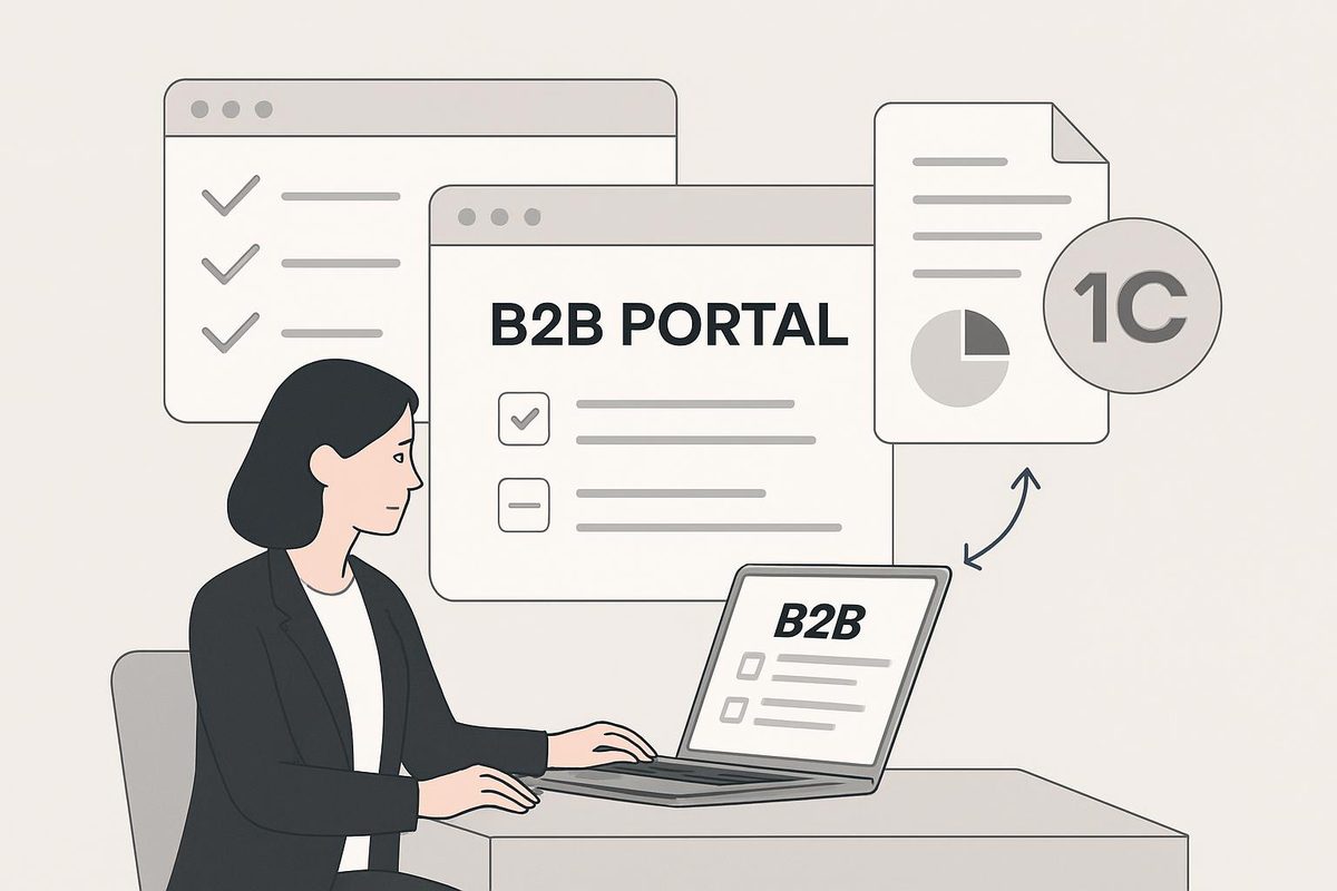 Как построить единое окно для оптовых клиентов на базе 1С и B2B‑портала заказов