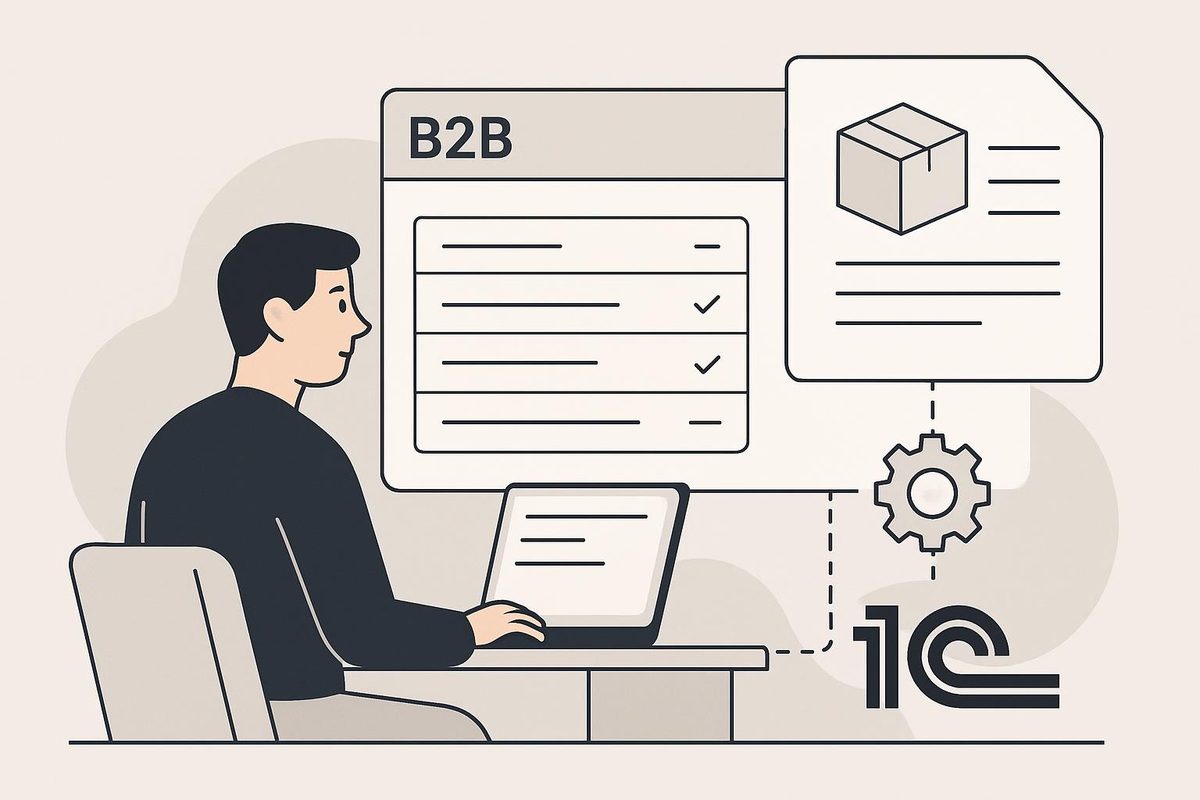 Как автоматизировать согласование нестандартных оптовых заказов через B2B-портал и 1С
