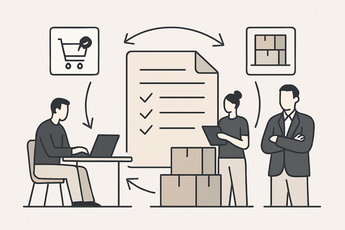 Как автоматизировать согласование оптовых заказов между продажами, складом и финансами