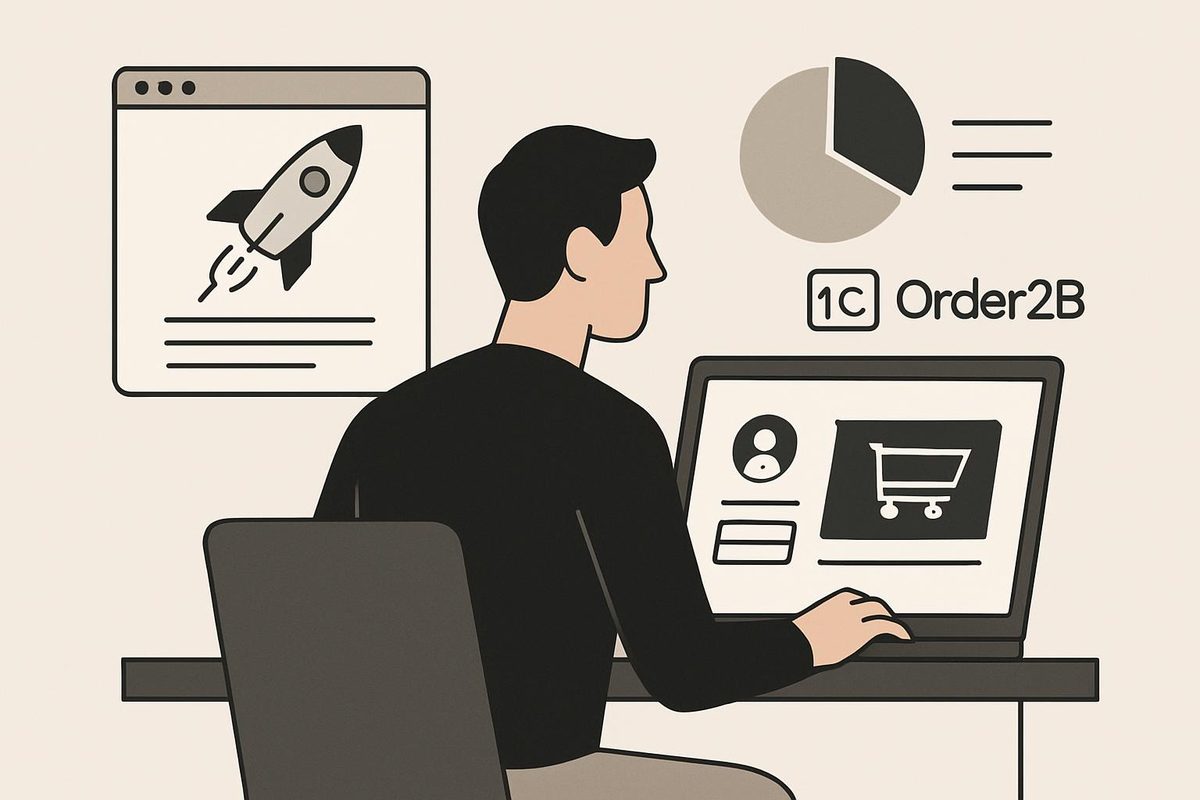 Кабинет оптового клиента на базе 1С и Order2B за 2–4 недели