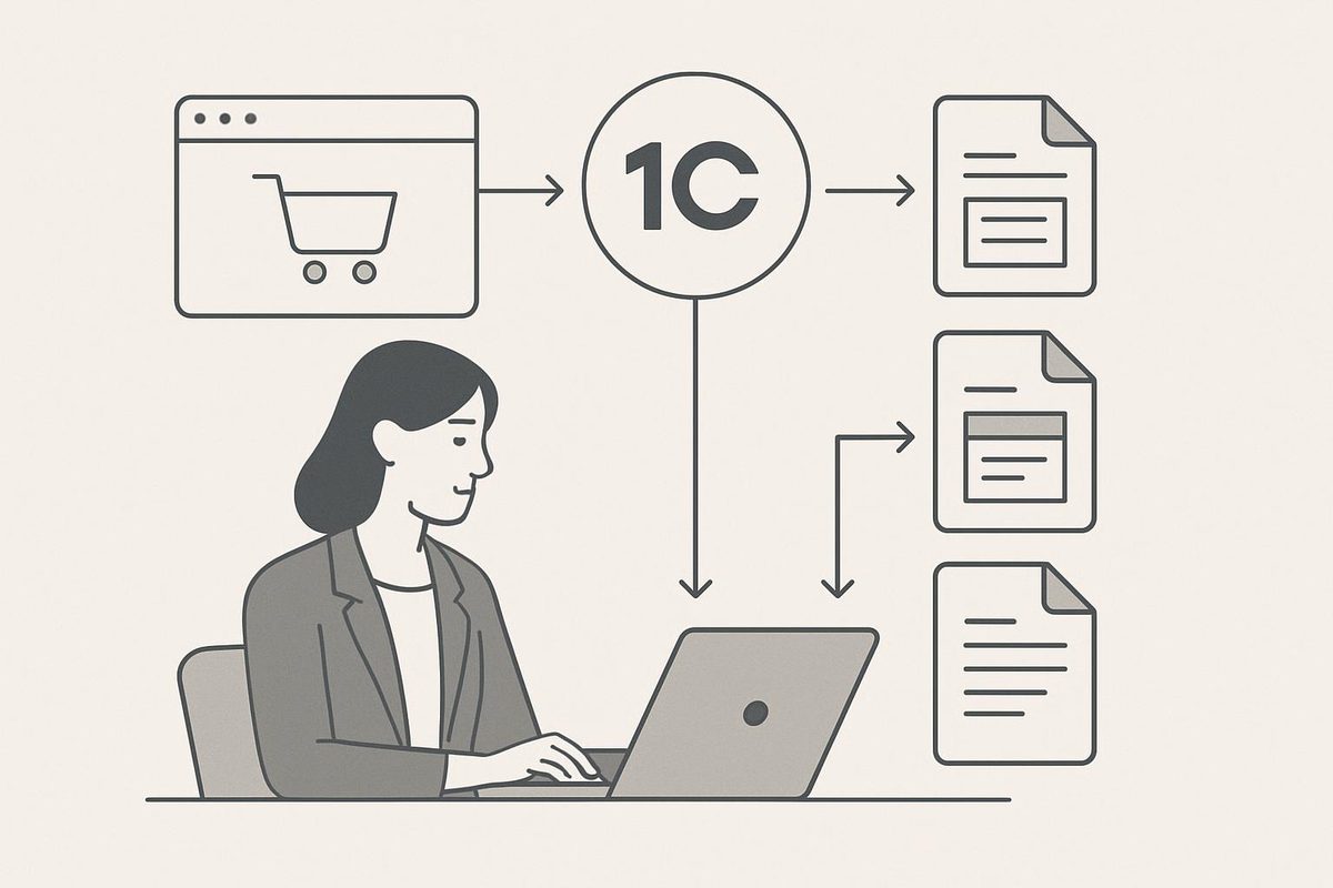 Единый доступ оптовых клиентов к счетам и документам из 1С через B2B‑портал заказов