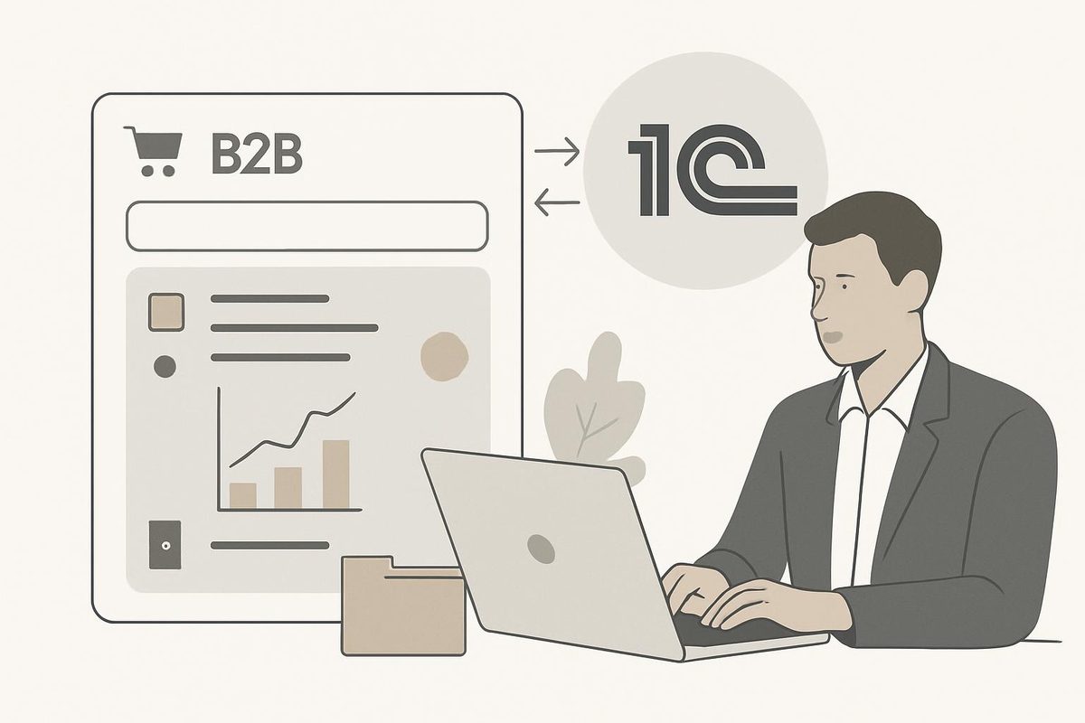 B2B‑портал заказов под длинный хвост ассортимента и редкие позиции на базе 1С