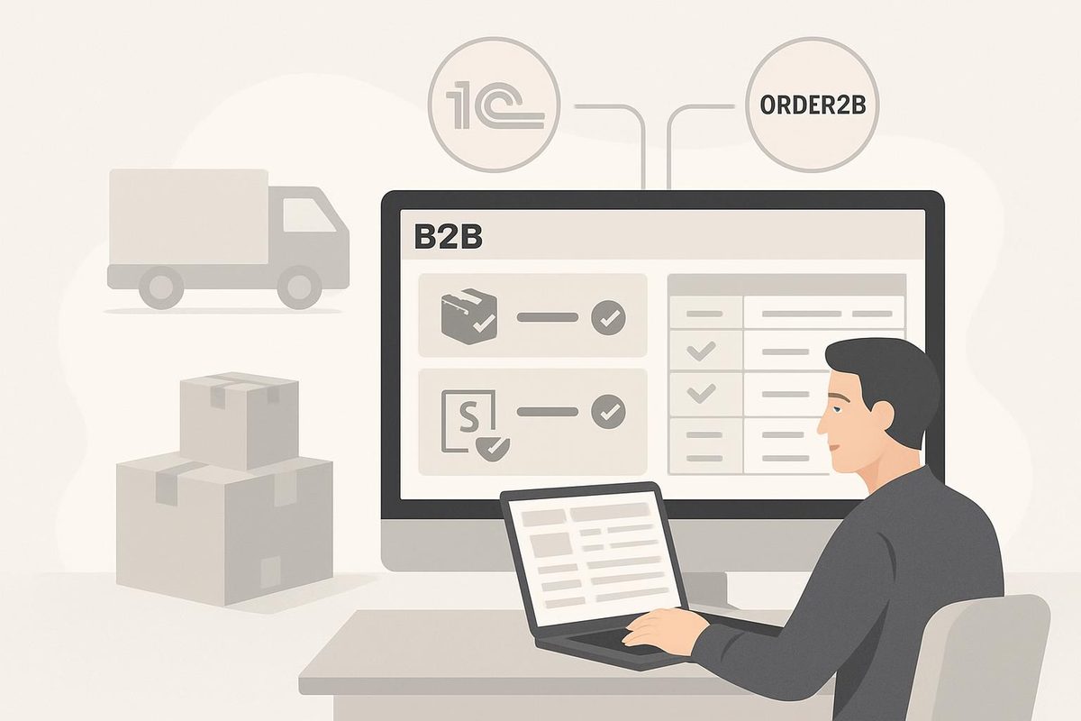 Прозрачный контроль отгрузок и оплат в оптовых продажах через B2B‑кабинет на базе 1С и Order2B