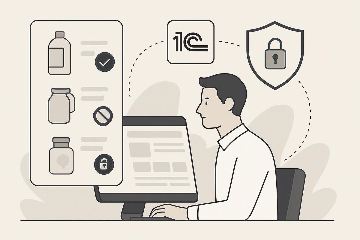 Управление ассортиментом и ограничение доступа к товарам в B2B‑портале на базе 1С