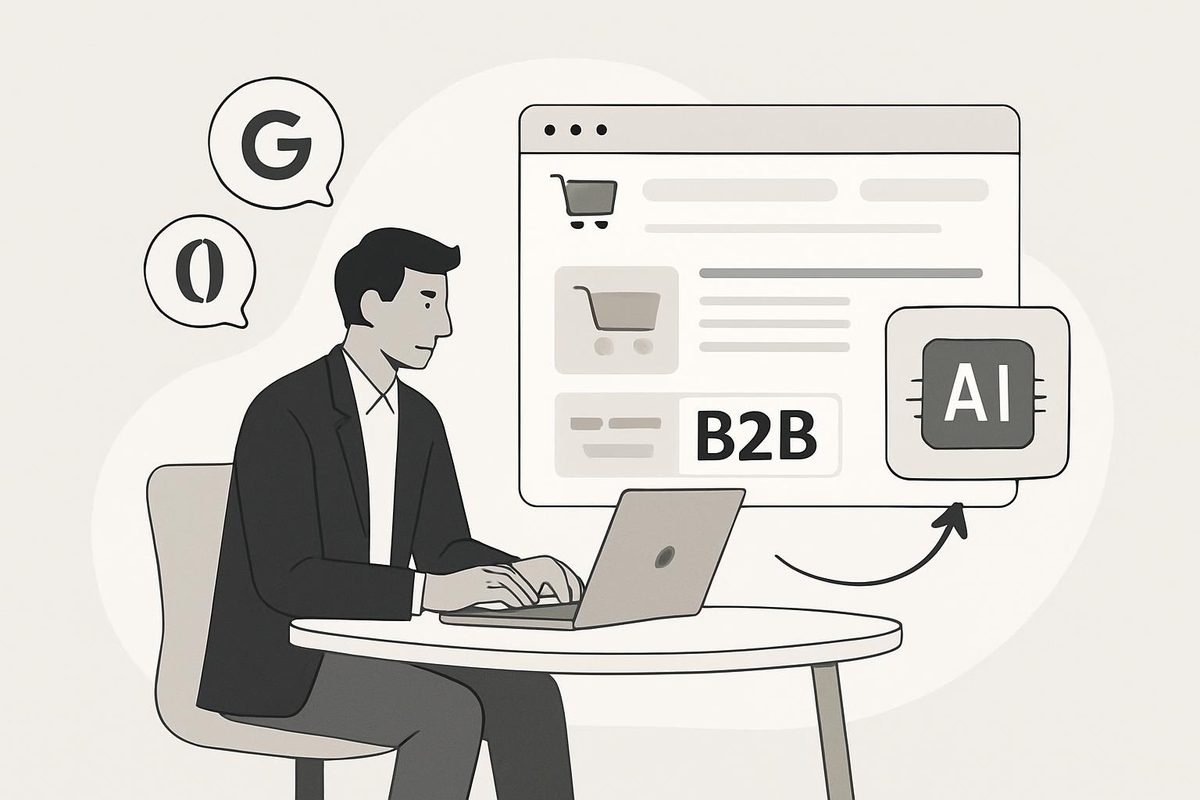 Как оформить B2B‑портал заказов под ИИ‑выдачу Google и Яндекса