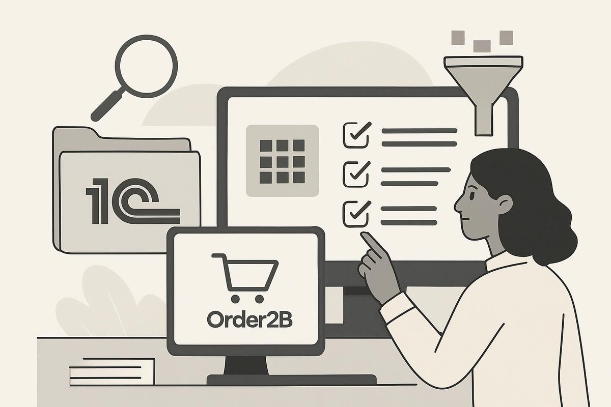 Подготовка данных 1С к интеграции с B2B-порталом заказов Order2B