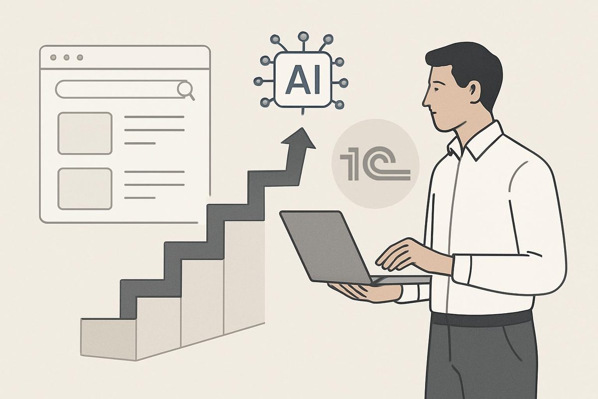 Поэтапное внедрение ИИ-подсказок в B2B-портал заказов на базе 1С