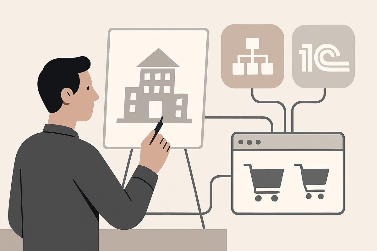 Как спроектировать интеграцию 1С с B2B‑порталом заказов для оптовых клиентов