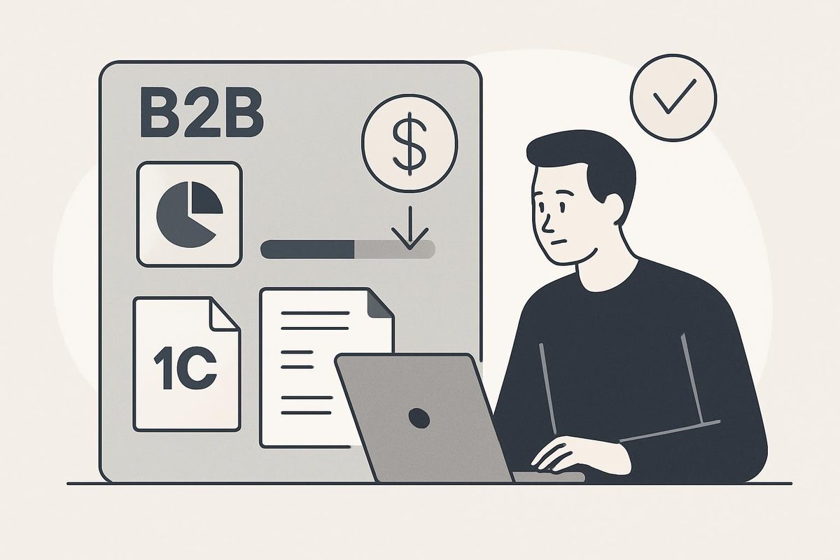 Как снизить дебиторку в оптовых продажах через B2B-портал с лимитами и документами из 1С