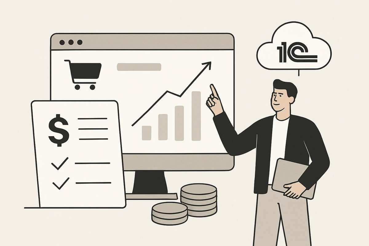 Снижение операционных затрат в оптовых B2B‑продажах за счет B2B‑портала заказов, интегрированного с 1С