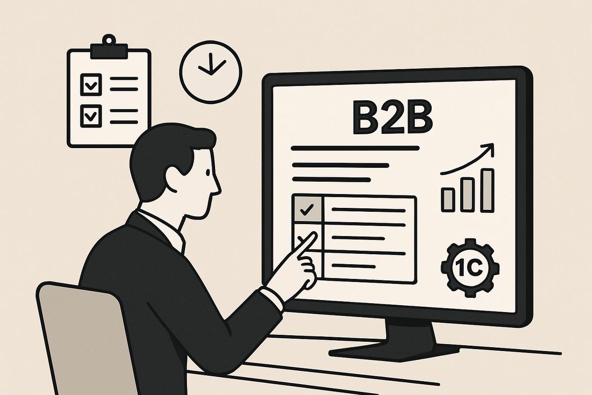 Как сократить дебиторку и ускорить согласование отгрузок через B2B-портал заказов с интеграцией 1С