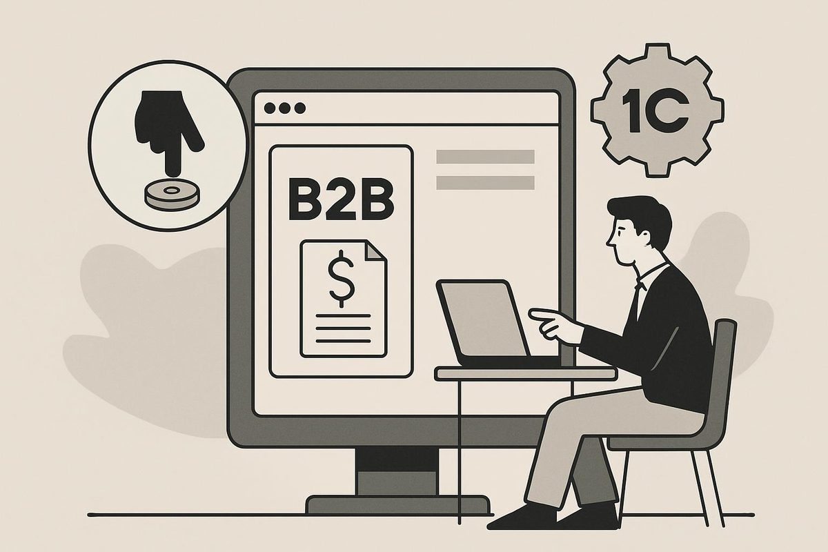 Как сократить дебиторскую задолженность в оптовых продажах через B2B-портал и 1С