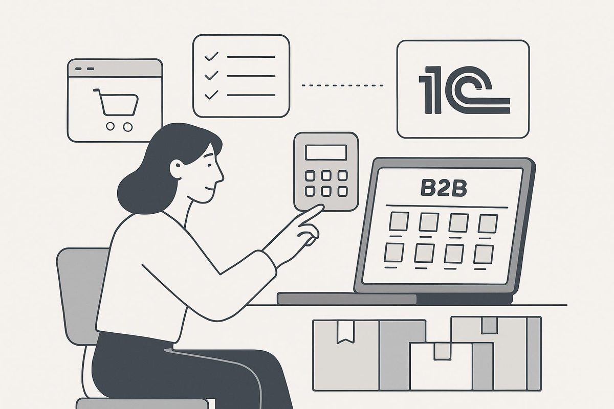 Как сократить ручную обработку оптовых заказов и ошибок в 1С за счет B2B-портала