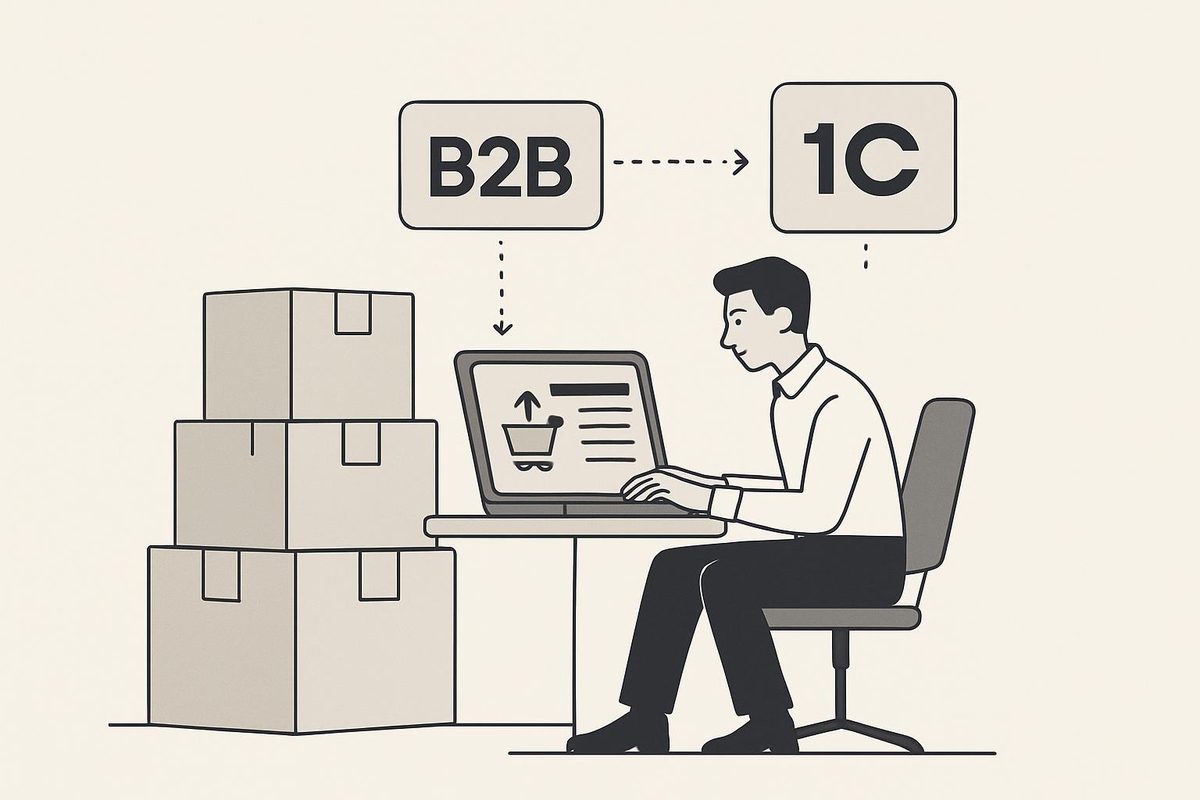 Как сократить ручную работу в оптовых продажах с помощью B2B-портала и 1С