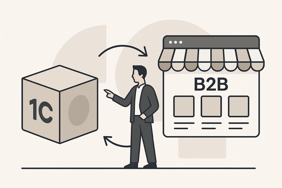 Как выбрать архитектуру интеграции 1С и B2B‑портала заказов для оптовых продаж