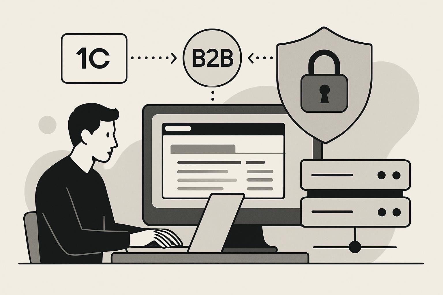 On-premise B2B‑портал заказов с интеграцией 1С и полным контролем над данными