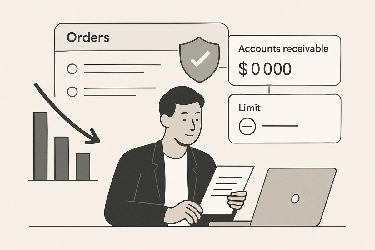 Контроль дебиторской задолженности и лимитов в B2B‑портале